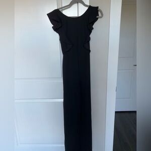 Lulus Black Backless Jumpsuit